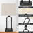 Jaira 18" Black Metal USB Table Lamp Set with Touch Control and Bulbs