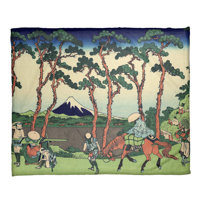  Jeté polaire Hodogaya on the Tokaido, Brun