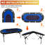 Table de poker pliable pour 8 joueurs avec rails rembourrés et porte-gobelets