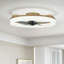 Ventilateur de plafond intelligent moderne avec éclairage à DEL de 20 po Blodgett-137782415-137782416-137782417