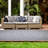 Saier Outdoor Oversized UV Protected Low Pile Area Rug