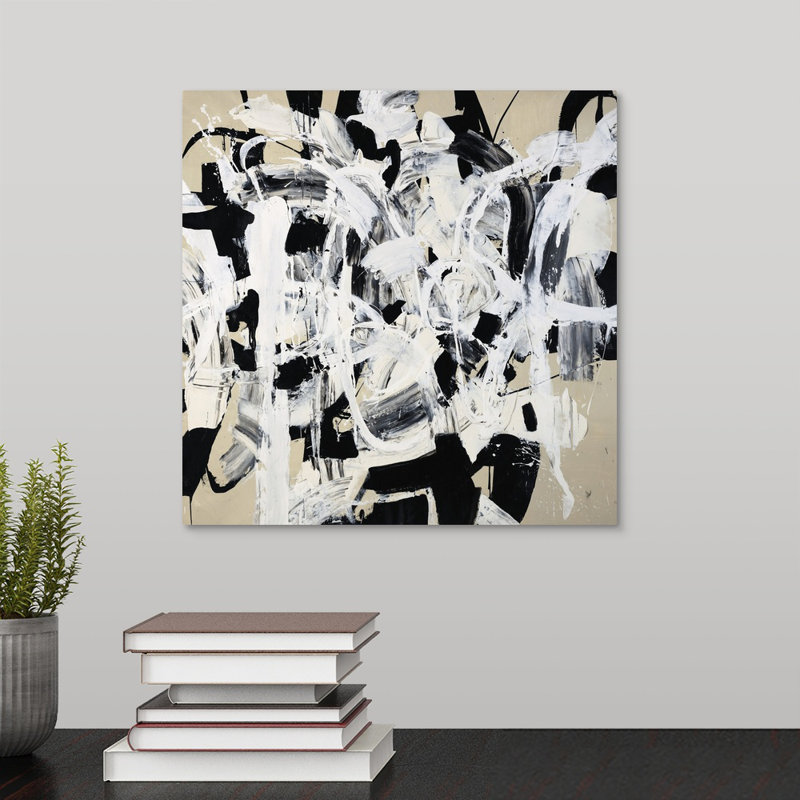 « double talk », peinture sur toile, Toile tendue, H 12 po x l 12 po x P 1,25 po