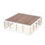 Ensemble de canapé modulaire de patio en métal 7 pièces Modern Modern-926823783