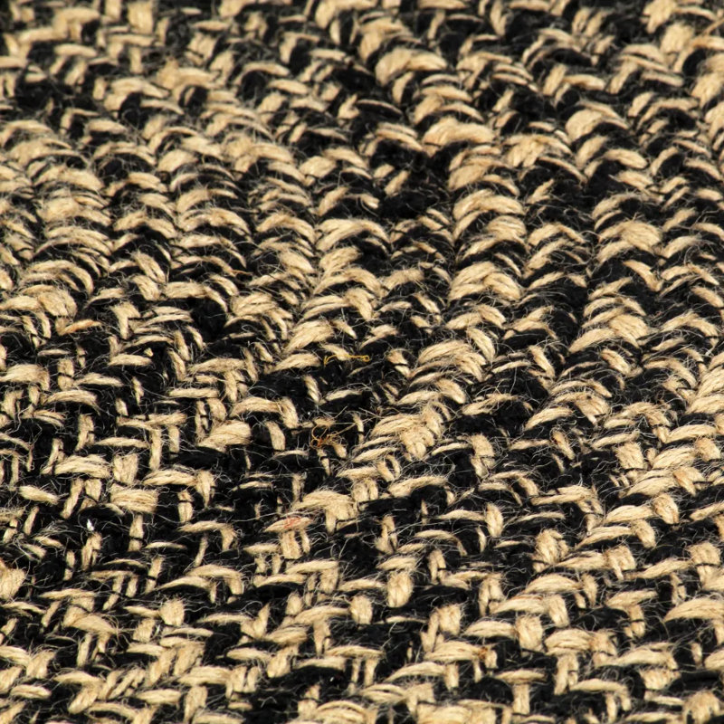 Round Solid Colour Hand Woven Area Rug, Round 240cm