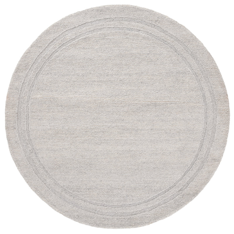 Tapis argent Renewal, Rond 6 pi
