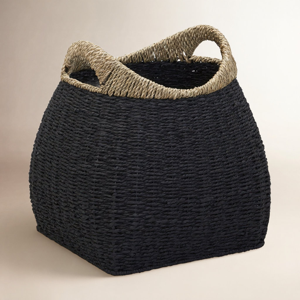 Devyani Decorative Basket 1, Black