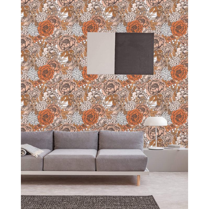 Rouleau de papier peint adhésif Pikesville, L 10,42 pi x l 25 po