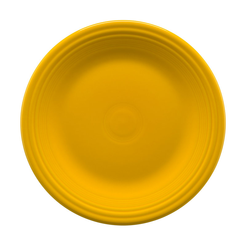 Assiette plate de 10 1/2 po avec rebord classique Fiesta Dinnerware, Jonquille