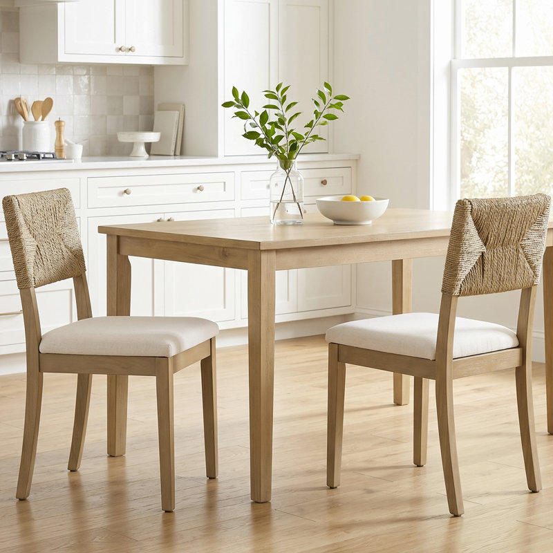 Chaise de salle à manger rembourrée 17,9 po