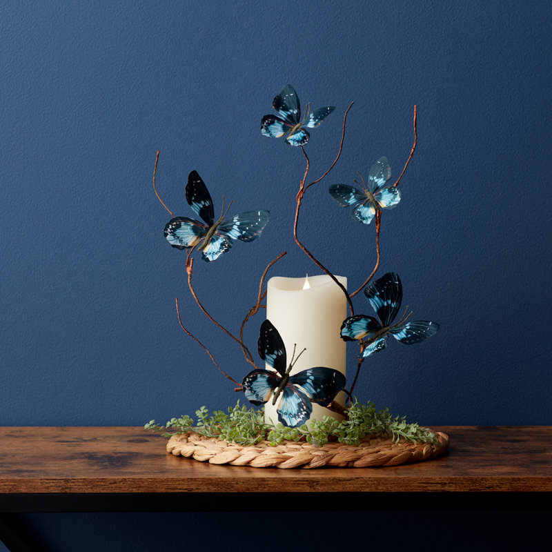 Baby's Breath Arrangement, Blue