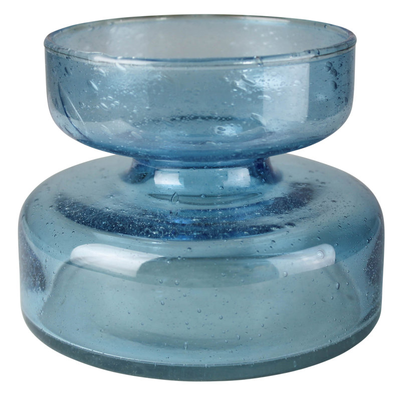 Vase en verre Jorah, Bleu