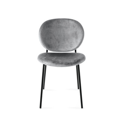 Inès Upholstered Chair with Metal Frame