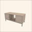 Table basse en bois avec 4 pieds
