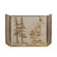 Pines 3 Panel Bifold Steel Fireplace Screen