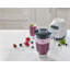 Noir + mélangeur à glace 750w, pot Perfectpour 56 oz, lame en acier inoxydable à 6 pointes, 8 vitesses + impulsion, blanc