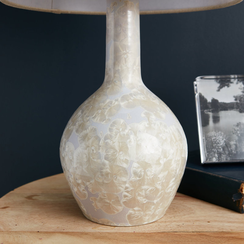 Crystalline Warren Lamp, 22.5" H x 7.75" W x 7.75" D, Candent White