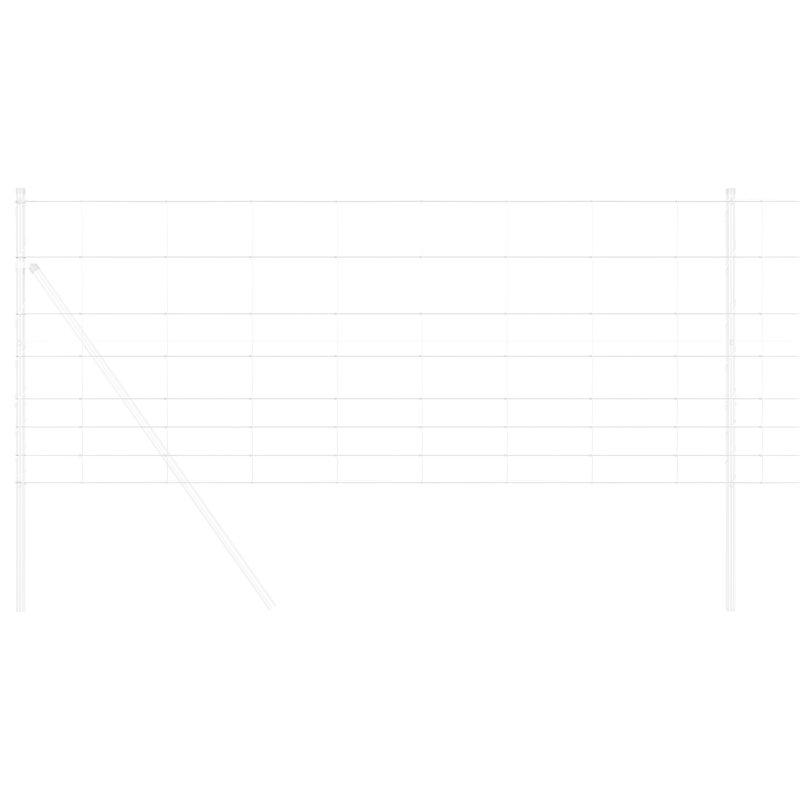 Vidaxl Field Fence Galvanised Steel, 100cm H x 2500cm W
