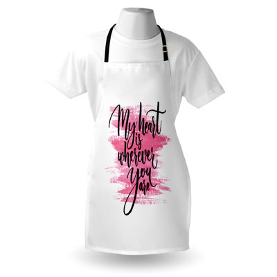 No Pattern Bib Apron