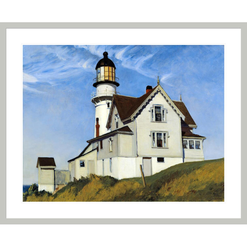 Captain Upton's House by Edward Hopper -Framed Giclee Print, 33.5" H x 40.91" W