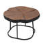Table basse irrégulière, table artisanale industrielle