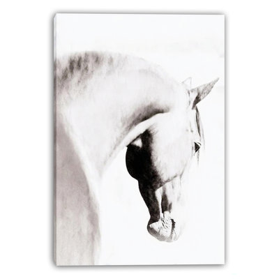 Art mural noir sur toile tendue