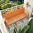 Holiday - 1-Piece Indoor/Outdoor Furniture 3-Seater Sofa Waterproof PP Material - Easy Assembly Patio Conversation Set (Apricot Brown)-1618053779