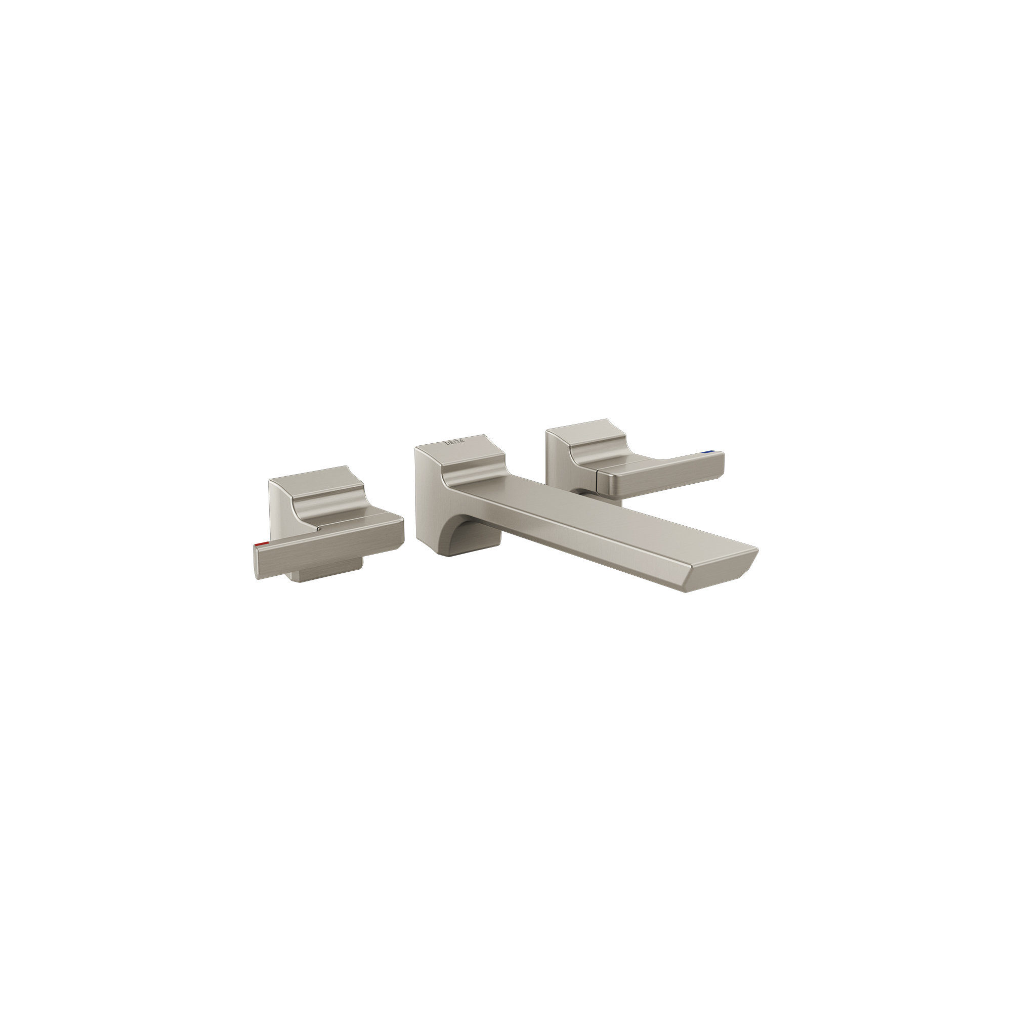 Pivotal Wall Mounted Bathroom Faucet and DIAMOND™ Seal Technology, Stainless