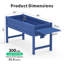 Jardinière en poly surélevée avec pattes-1038902533
