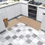 Kitchen Floor Mats, Washable, Polyester, Non-Skid, 2 PCS Set-1368800434