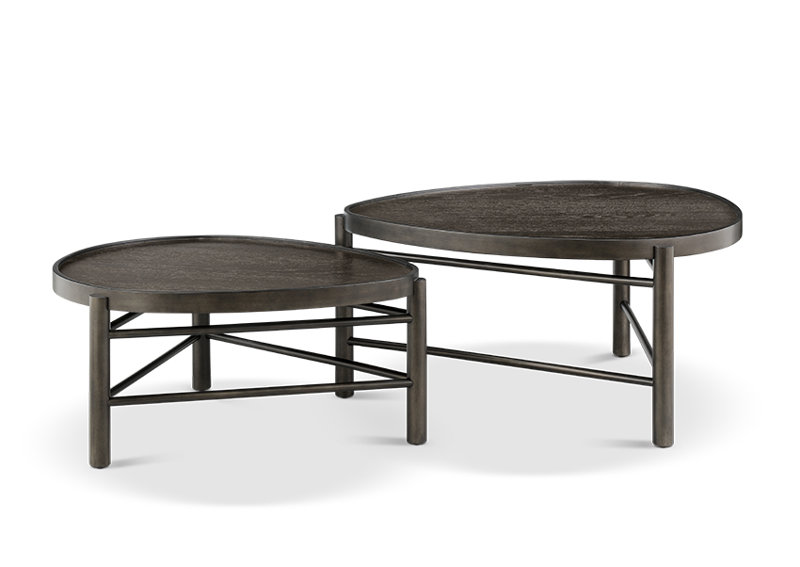 Shaped Nesting Cocktail Table