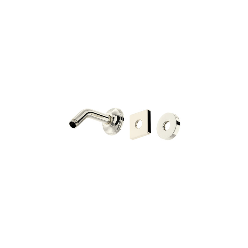 Rohl 5" Wall Mount Shower Arm, Polished Nickel