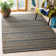 Feliciana Organic Hand Knotted Jute Striped Rug