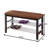 Metal Shoe Bench With Shelves