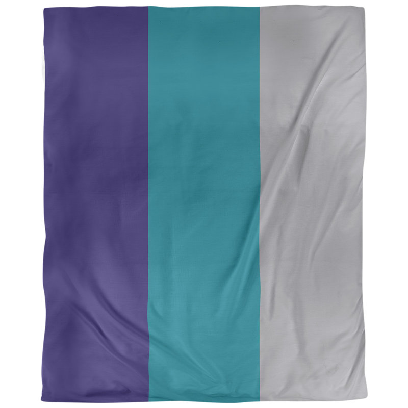 Tissu de basket-ball charlotte, Mauve foncé / bleu sarcelle / gris