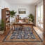 Tapis floral rétro vieilli-718525153-718525171