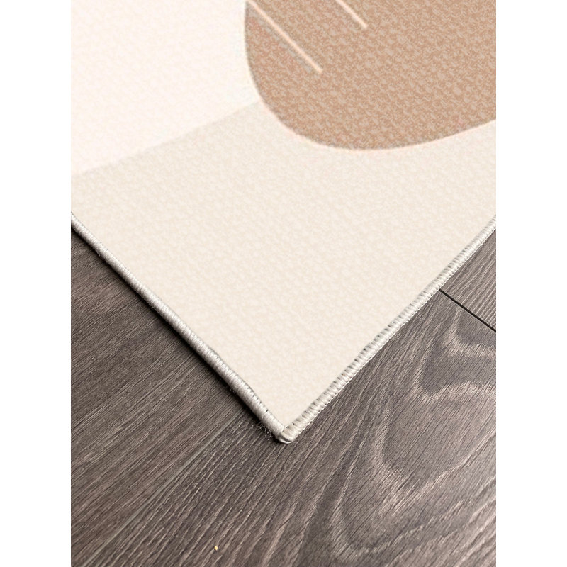 Tapis en coton Myra, Carré 2 pi 7 po