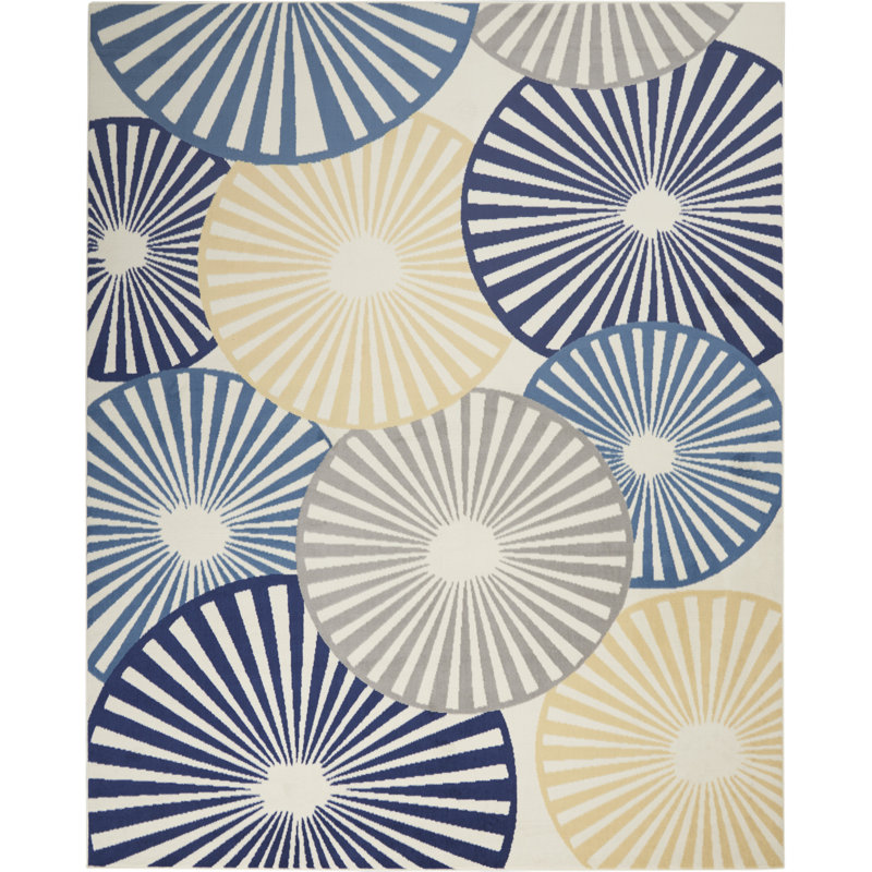 Yoji Geometric Indoor Rug, Rectangle 7'10" x 9'10"