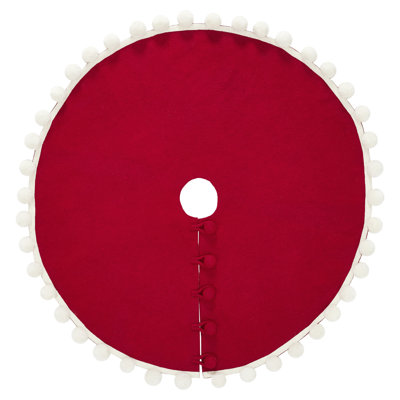 Handmade Christmas Tree Skirt in Felt