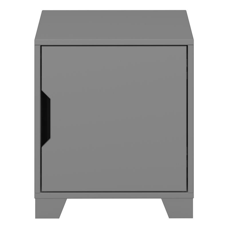 Schwarz Bedside Table, Grey