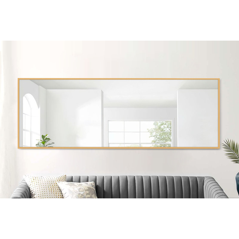 Metal Flat Floor Mirror