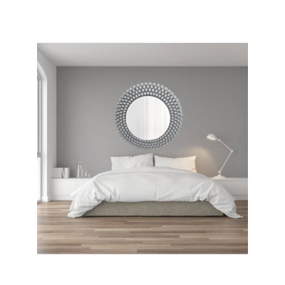 Miroir mural rond