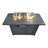 Propane Outdoor Fire Pit Table With Lid