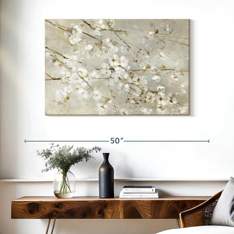 Harnek Soft Spring Blossoms, H 26 po x l 39 po