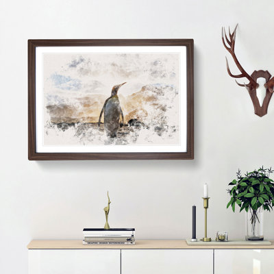 King Penguin - Picture Frame Painting Print