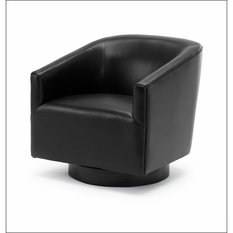 Chaise pivotante Garland, Noir