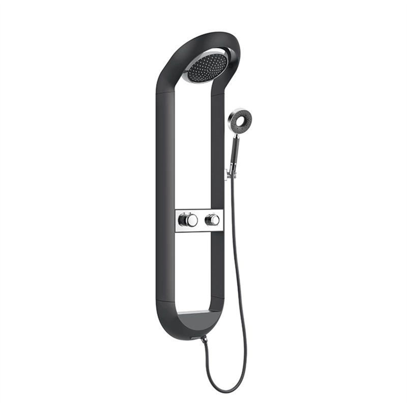 Complete Shower System, Matte Black