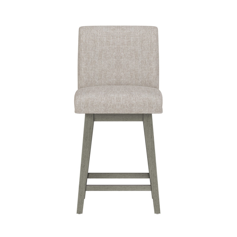 Tabouret pivotant Dorson, Gris délavé, Avoine