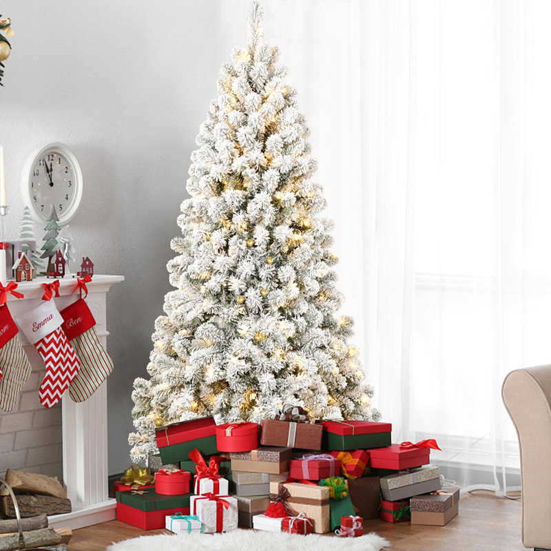 Arbre de Noël à mémoire de forme (avec lumière), 6'