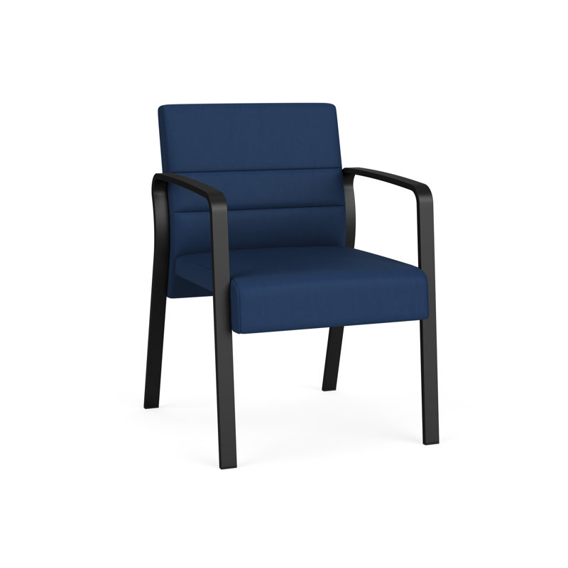 Cadre en métal pour chaise de réception Waterfall, Noir, Vinyle bleu Patriot Plus Imperial
