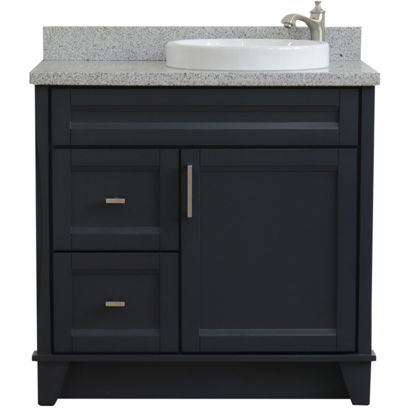 Ensemble de meuble-lavabo simple 37 po Van Winkle, Gris